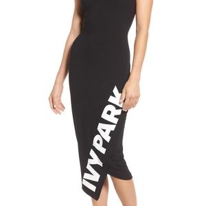 Ivy Park maxi bodycon cutout dress